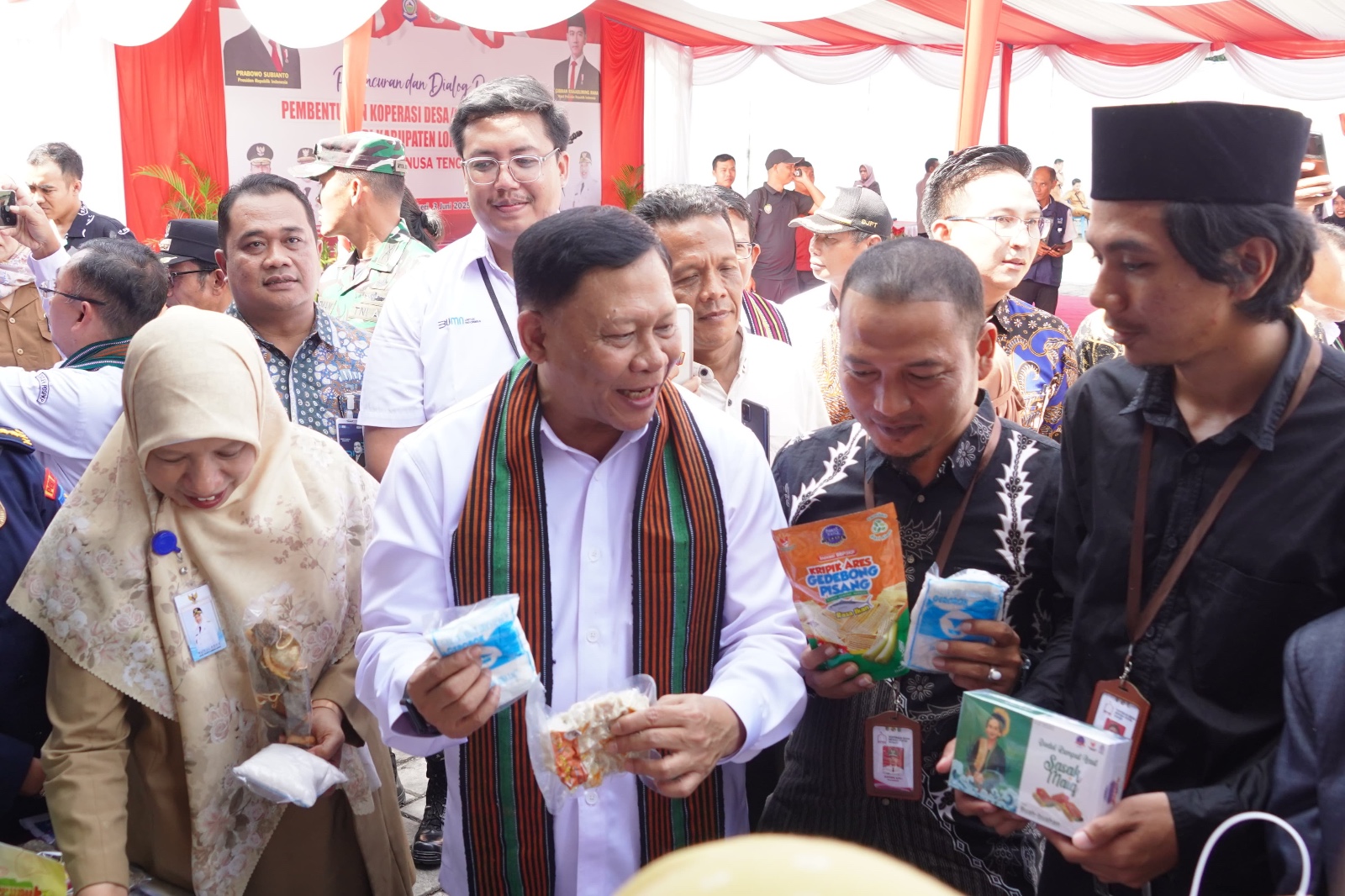 Kopdeskel percontohan Merah Putih Desa