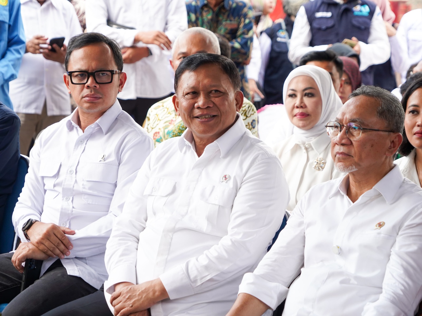 Wakil Menteri Kelautan dan Perikanan meninjau Koperasi Desa Merah Putih di Lampung Selatan